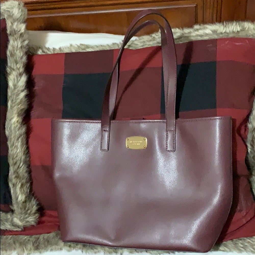 Michael Kors Burgundy Tote Purse
